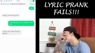 Lyric Text Prank Fail compilation!! - Mike Fox