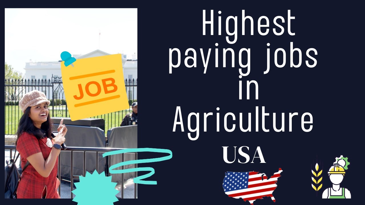 Top 10 Highest Paid Jobs In Agriculture In USA | Shravya Peddigari ...