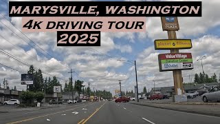 Marysville, Washington | 4k Driving Tour | Dash Cam