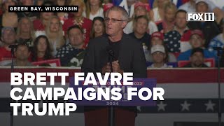 Brett Favre campaigns for Trump in Green Bay