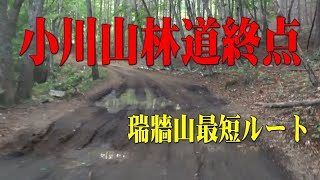 小川山林道終点・県道610号～クリスタルライン～みずがき林道＠山梨県北杜市