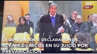 La contundente declaración de Álvarez Cascos en su juicio por prevaricación