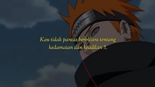 Naruto vs Pain | Kau Tidak Pantas Bicara Tentang Kedamaian dan Keadilan | Naruto Shippuden | Quotes.