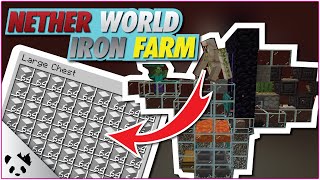 Is It Possible?? IRON FARM in the NETHER? | Minecraft Farm