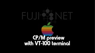 #CPM on the #Apple2 Fujinet - now with VT100 terminal emulation!