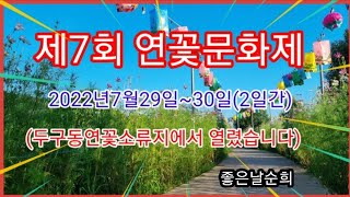 두구동연꽃소류지                                                                          (제7회 연꽃문화제 다녀왔습니다)