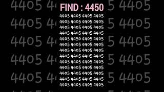 Can you point out the location of 4450 in 5 seconds? #iq #shorts