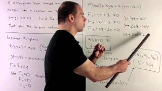 Lagrange Multiplier: Single Constraint