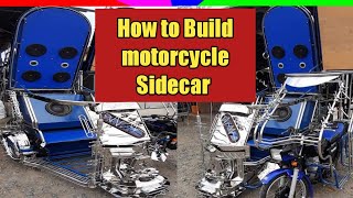 How to Build Back to Back motorcycle sidecar, first episode