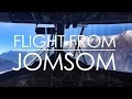 Flight from Jomsom Airport to Pokhara in HD