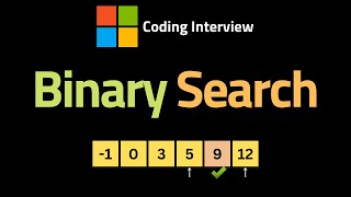 Binary Search - LeetCode 704 - Coding Interview Questions
