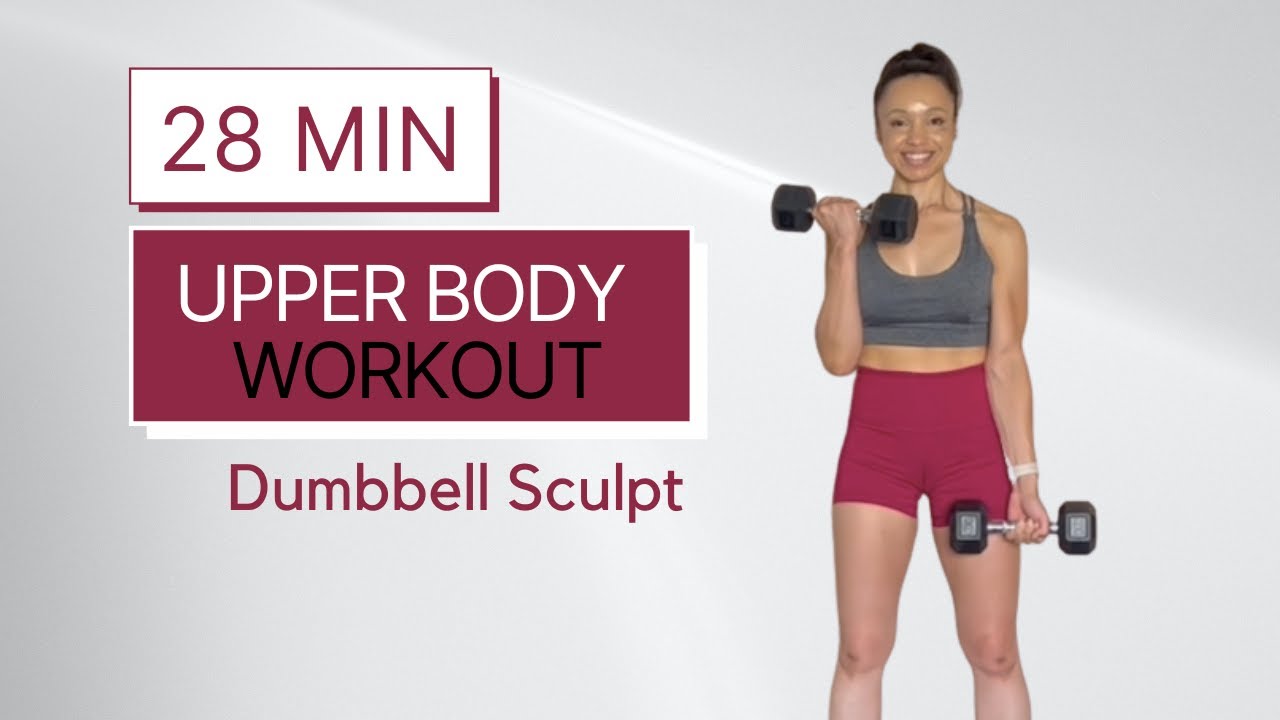 Sculpting Upper Body Strength Home Workout | Dumbbells | BSC W4D5 - YouTube