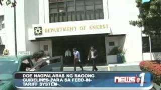 News@1: DOE, nagpalabas ng bagong guidelines para sa feed-in tariff system