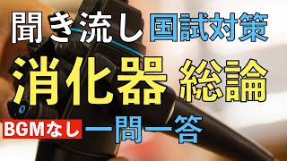 【医師国家試験対策】【BGMなし】一問一答形式 聞き流し 消化器 総論編 看護 医師 解剖生理 試験対策 勉強法