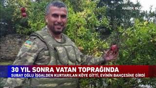 30 Yıl Sonra Vatan Toprağında! 7 Yaşındayken Ayrıldığı Evin Bahçesine Girip Fotoğraf Çektirdi