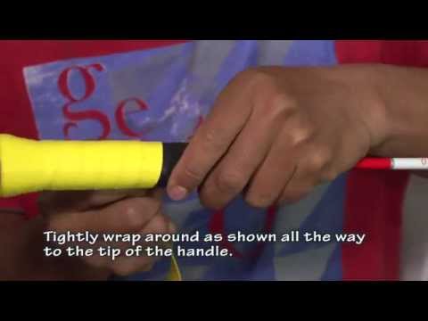 How to wrap Badminton racket Grip How to wrap Badminton racket Grip
