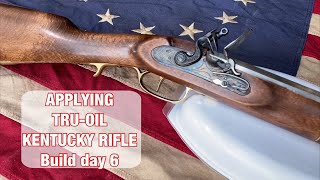 Applying Tru-Oil -Traditions Kentucky Rifle Day 6