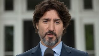 Trudeau pauses for 21 seconds before answering question about Trump's response to U.S. protests