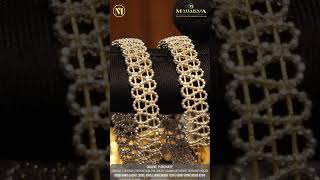 BANGLE COLLECTION Maharaja Gold \u0026 Diamonds #916 #gold #diamond #lightweight