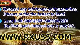 No need any mortgage and guarantee, 3 hours at the the fastest to lend!  RXU55.com