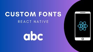 Custom Fonts in React Native #reactnative #tutorial #youtube #coding