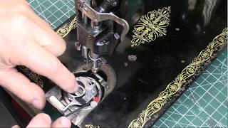 Singer 66: Install and Adjust Bobbin Case and Positioning Bracket (Plus the Screw of Death)