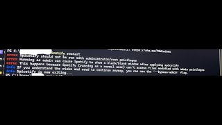 How to run cmd/powershell in non admin mode to install spicetify etc...