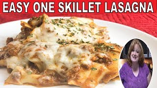 ONE SKILLET LASAGNA | FAST WEEK NIGHT MEAL | CATHERINE'S PLATES