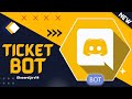 NEW! How to make Discord Bot + Ticket System + 24/7 Online