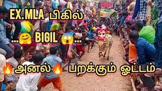 💫வாணியம்பாடி Ex.MLA பிகில் 🔥அனல்🔥பறக்கும் ஓட்டம் / களமே அதிர🚨வைத்த காளை #bullrace #race #eruthukattu