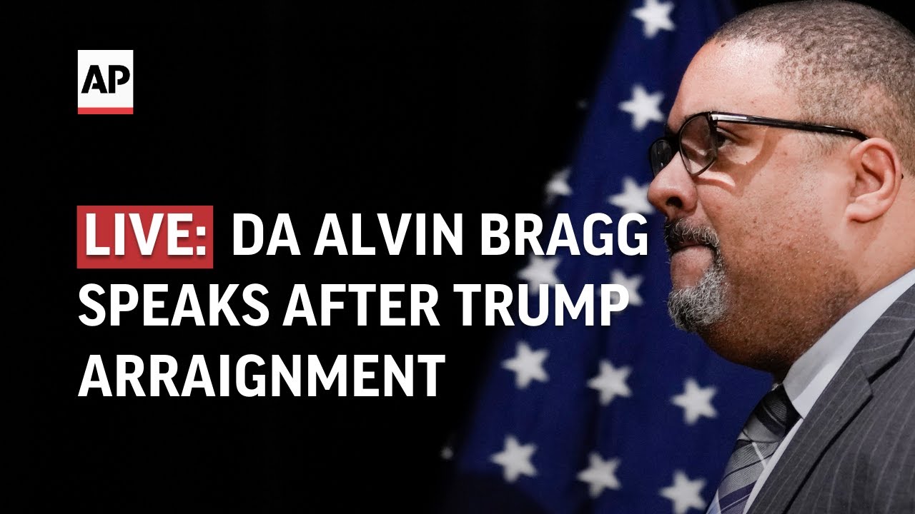 DA Alvin Bragg Holds News Conference After Trump Arraignment | LIVE ...