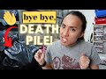 How to Tackle Your DEATH PILE Once and For All! Reselling Tips for Poshmark and eBay Sellers!