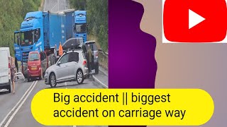 accident on carriage way || carriage way accident traffic #youtubeshorts #dailyvlog