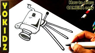 How to draw CAMERA easy