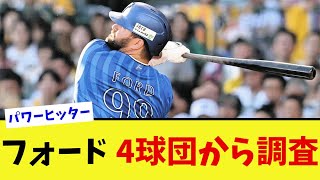 【頑張れ】DeNAフォードに4球団から調査。残ってほしいけど止められないよなぁ…【なんJ プロ野球反応集】【2chスレ】【5chスレ】