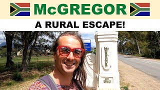 First impressions of McGREGOR, South Africa - History, Shops and Architecture!