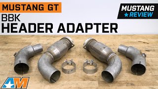 2015-2023 Mustang GT BBK 3-Inch Long Tube Header Adapter Mid Pipe Review