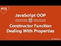 Learn JavaScript OOP in Arabic #13 - Constructor Function Dealing With Properties