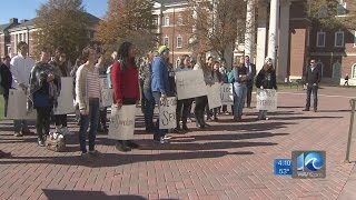 CNU students hold peaceful anti-Trump protest