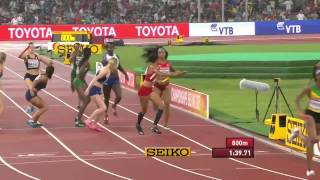 Brilliant run by Team Jamaica and USA in women's 4x400m Final World Champs 2015