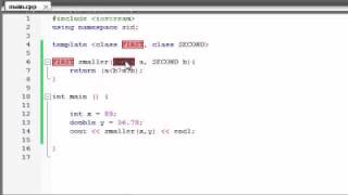 Buckys C++ Programming Tutorials - 59 - function Templates with Multiple Parameters