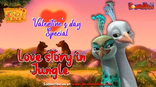 LOVE STORY IN JUNGLE  | Valentine Special | जंगल की प्रेम कहानी | Baloo & Bela | Pavo & Meena