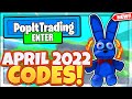 (APRIL 2022) ALL *NEW* SECRET OP CODES In Roblox Pop It Trading!