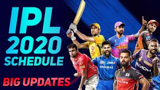 Ipl 2020 schedule time table in uae | ipl 2020 new schedule time table in UAE | IPL 2020 Live News