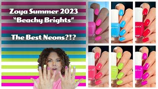 Are these the best neons yet?!?! Zoya Summer 2023 'Beachy Brights' Neon Collection