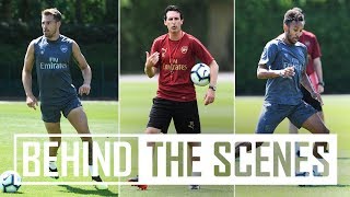Unai Emery's first Arsenal training session | Exclusive behind the scenes