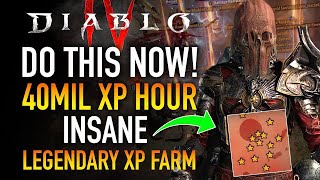 Diablo 4 - MASSIVE Legendary \u0026 XP Farm Exploit! INFINITE WAVES OF SPIDERS ! HUGE HELLTIDE XP GLITCH!