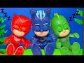 Vampirina Stops Romeo and Wakes Up the Sleeping PJ Masks Toys