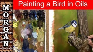 painting a bird in oils : Wildlife Art : Jason Morgan