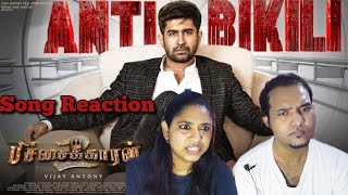 ANTI BIKILI Theme Song Reaction | Pichaikkaran 2 | Vijay Antony | Fatima | Tamil Couple Reaction